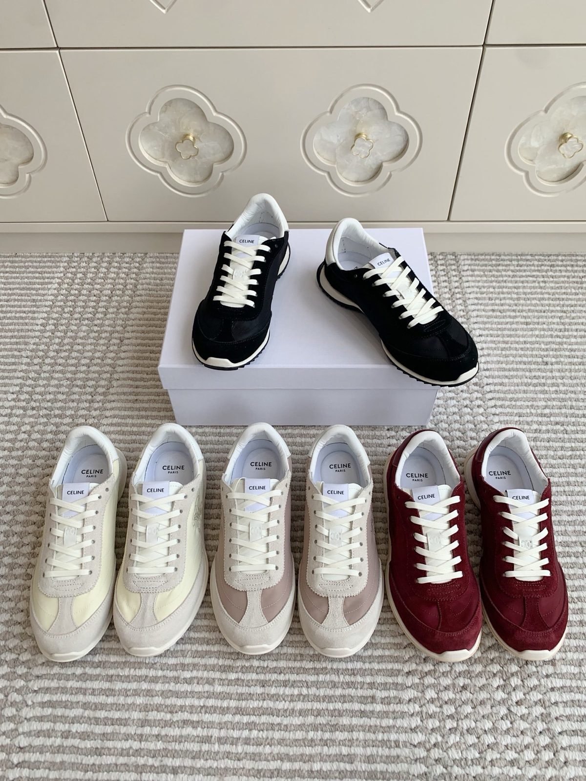Celine Runner Suede Sneakers Multiple Colors