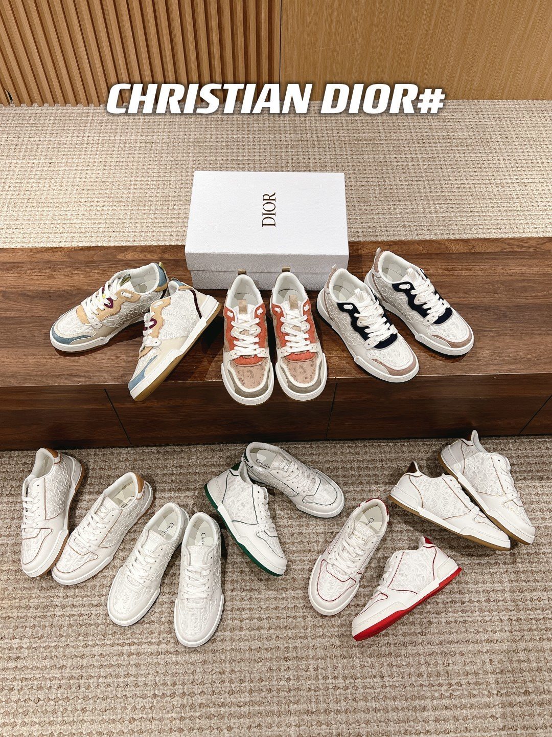 Dior B27 Quilted Canvas Sneakers