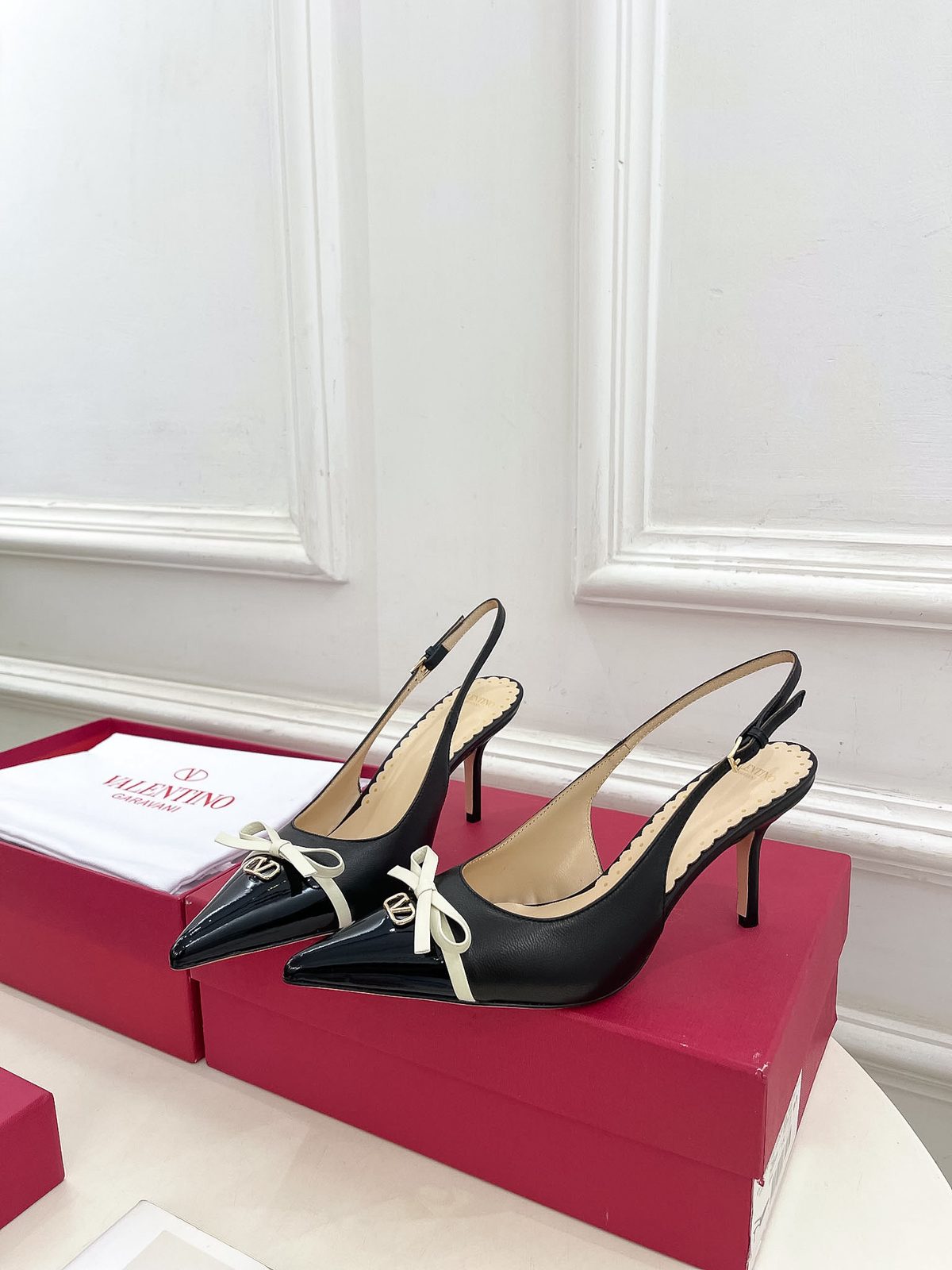 Valentino Garavani Pointed Toe Slingback Heels