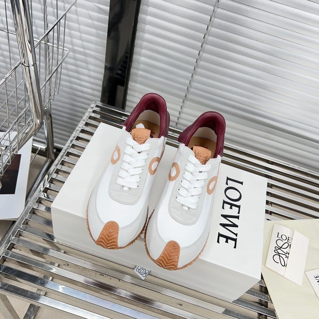 Loewe Anagram Leather Sneakers