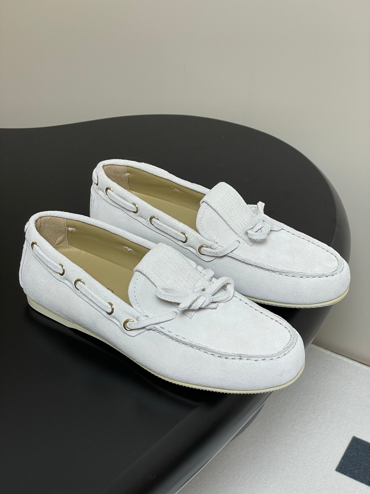 Christian Dior Suede Boat Shoe Loafers