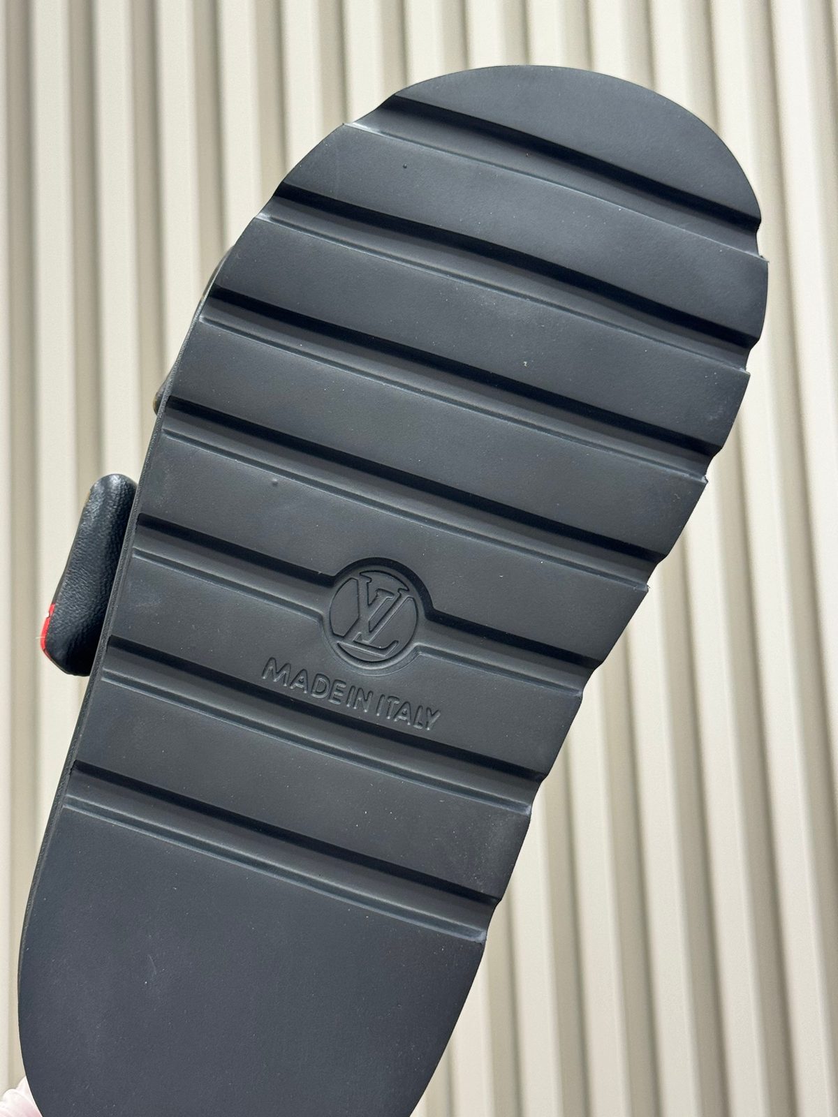 Louis Vuitton Cherry Monogram Padded Slide Sandal