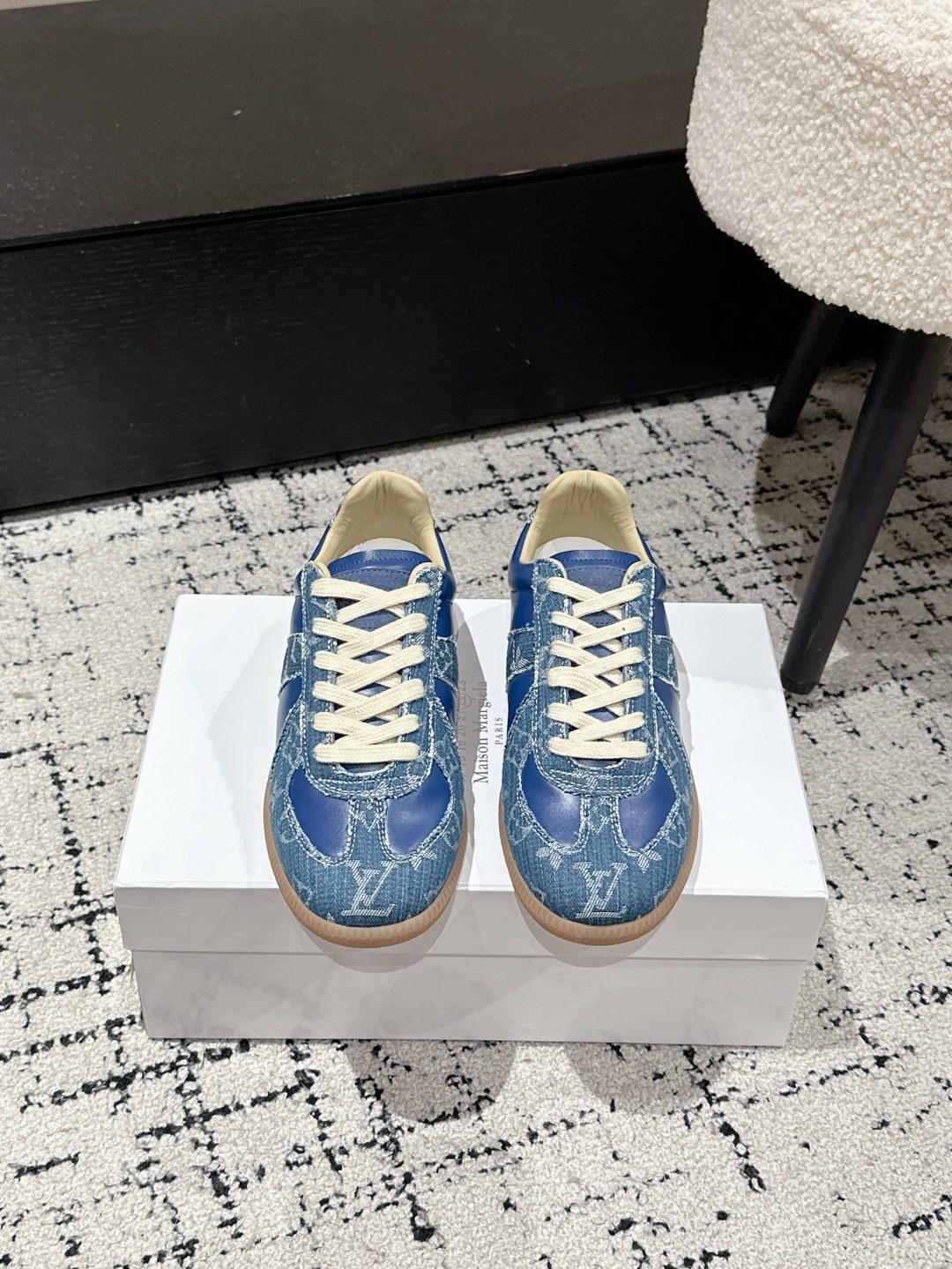 Louis Vuitton Monogram Denim Leather Sneaker