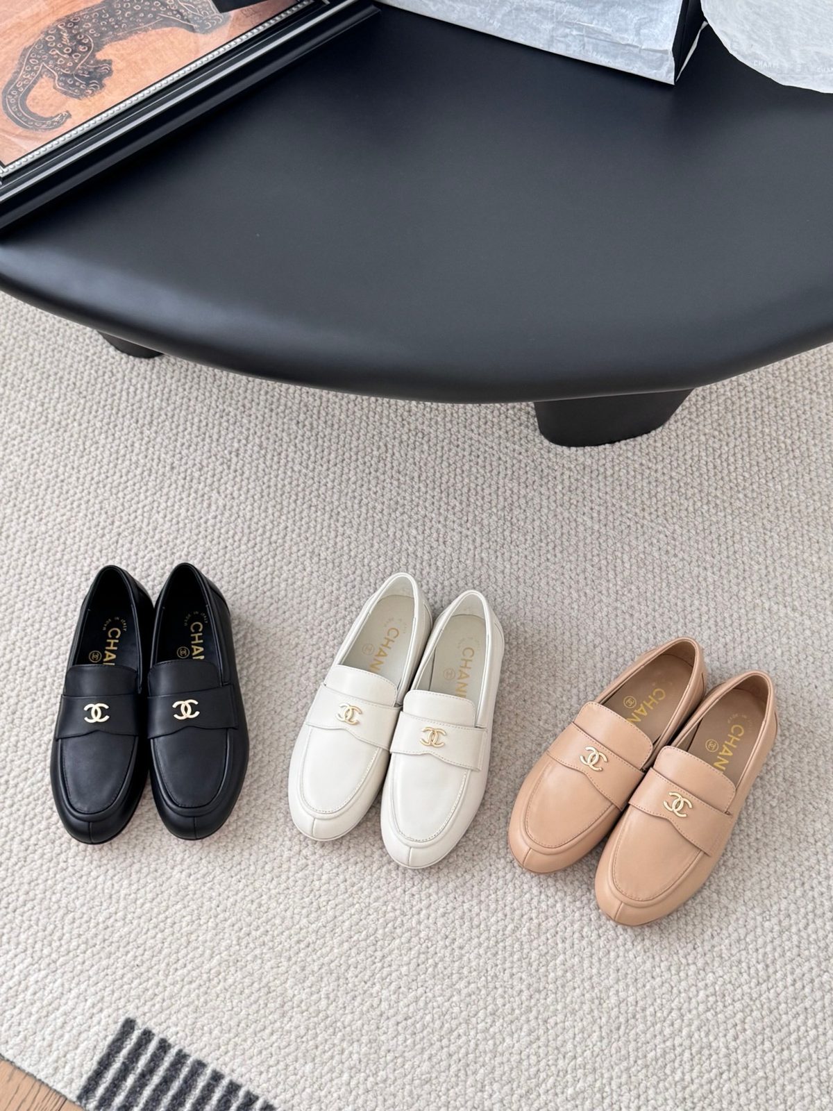 Chanel CC Loafer Flat Shoes