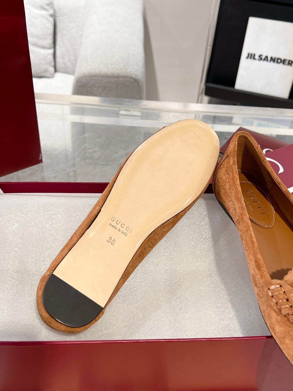 Gucci Horsebit Suede Loafers