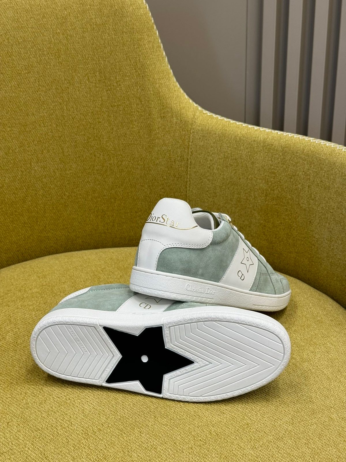 Dior Star Suede Low-Top Sneakers