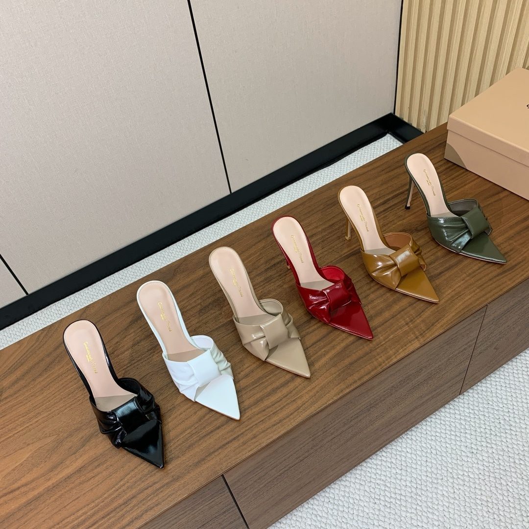 Luxury Pointed Toe Kitten Heel Mule Collection