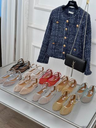 Chanel Tweed Double-Breasted Jacket with Gold Buttons