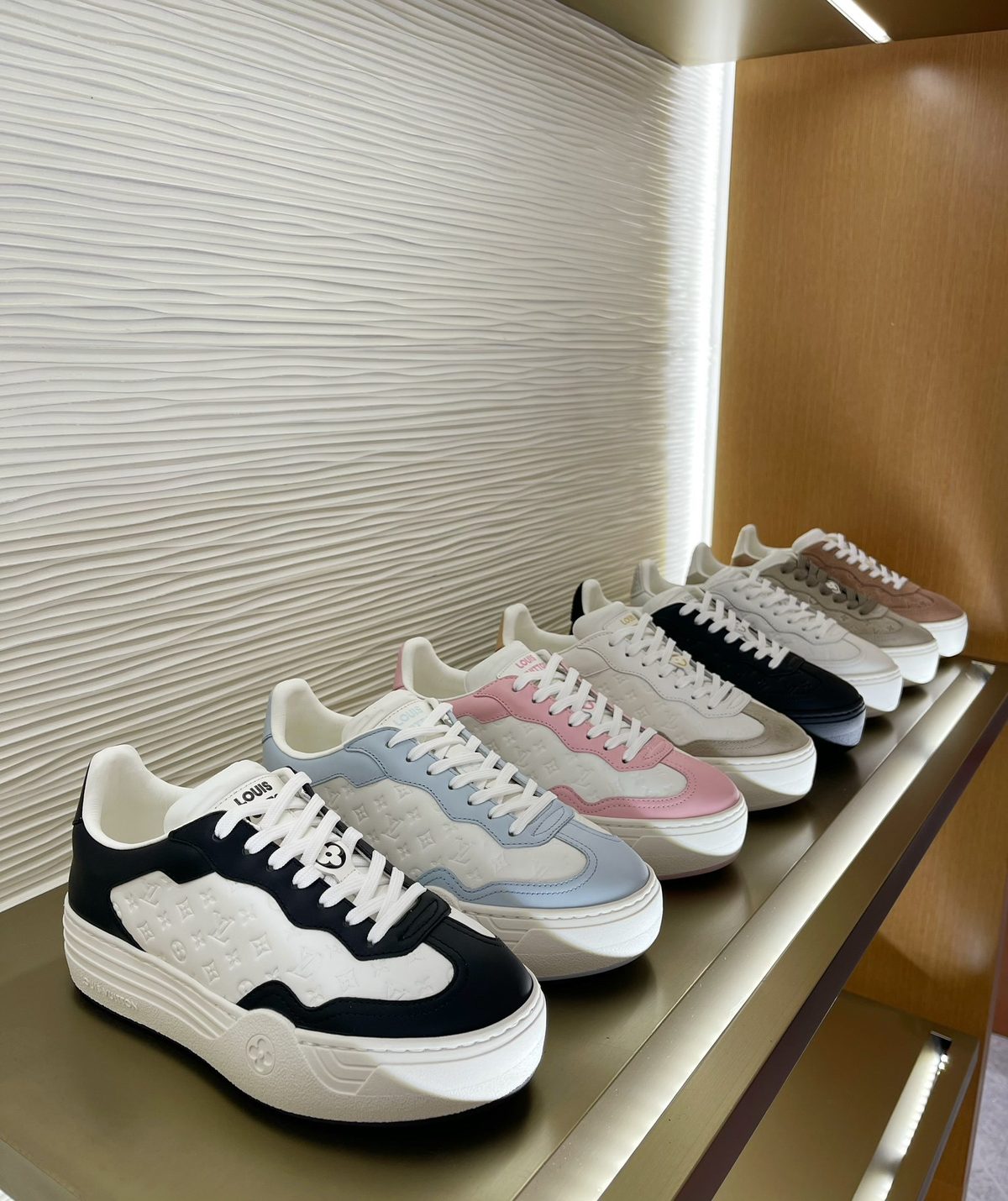 Louis Vuitton Quilted Leather Low-Top Sneaker