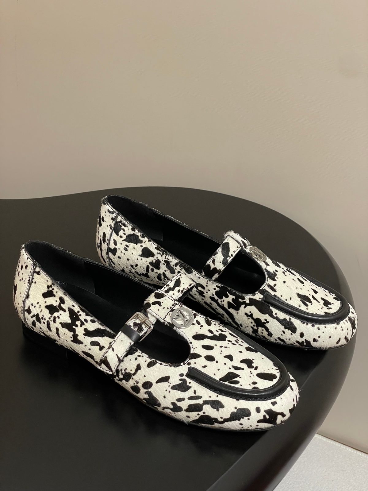 Louis Vuitton Dalmatian Print Loafer Shoes