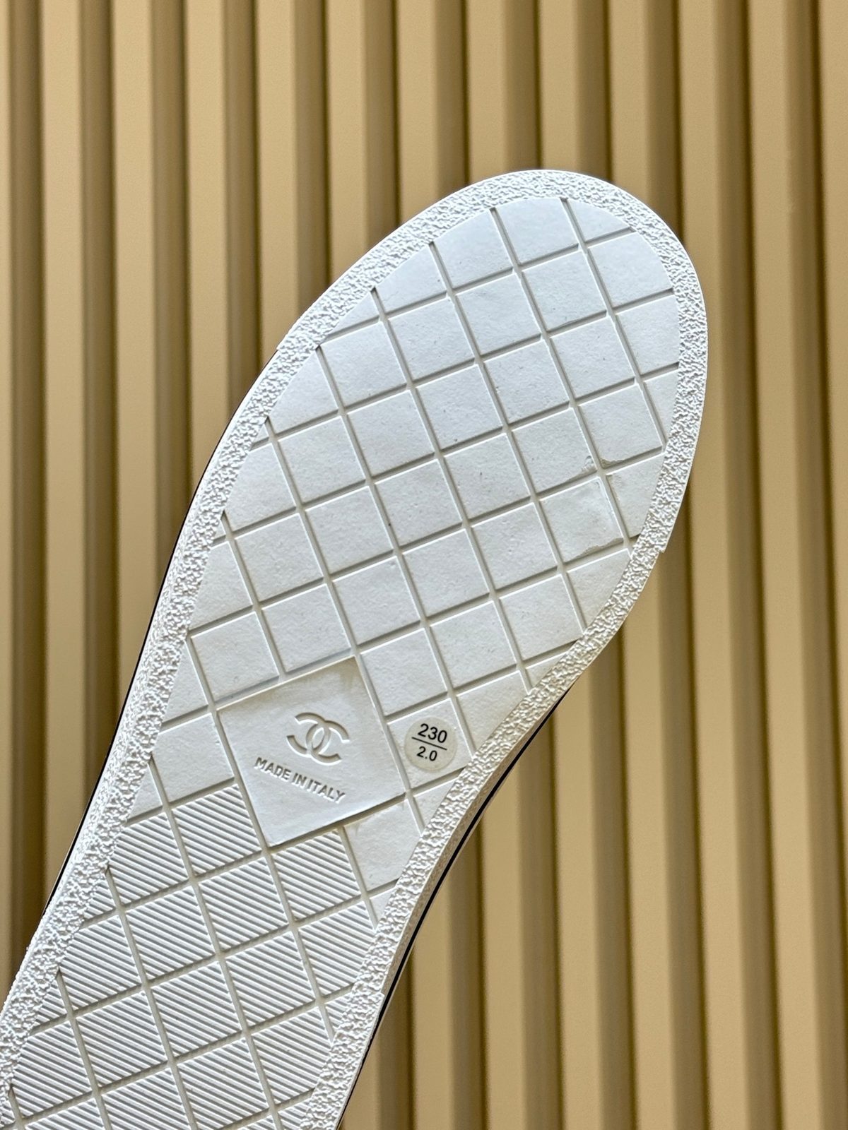 Chanel CC Logo Slip-On Sneaker