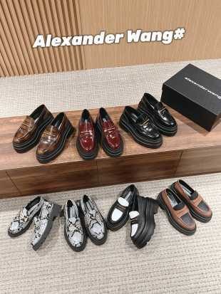 Alexander Wang Platform Leather Loafers