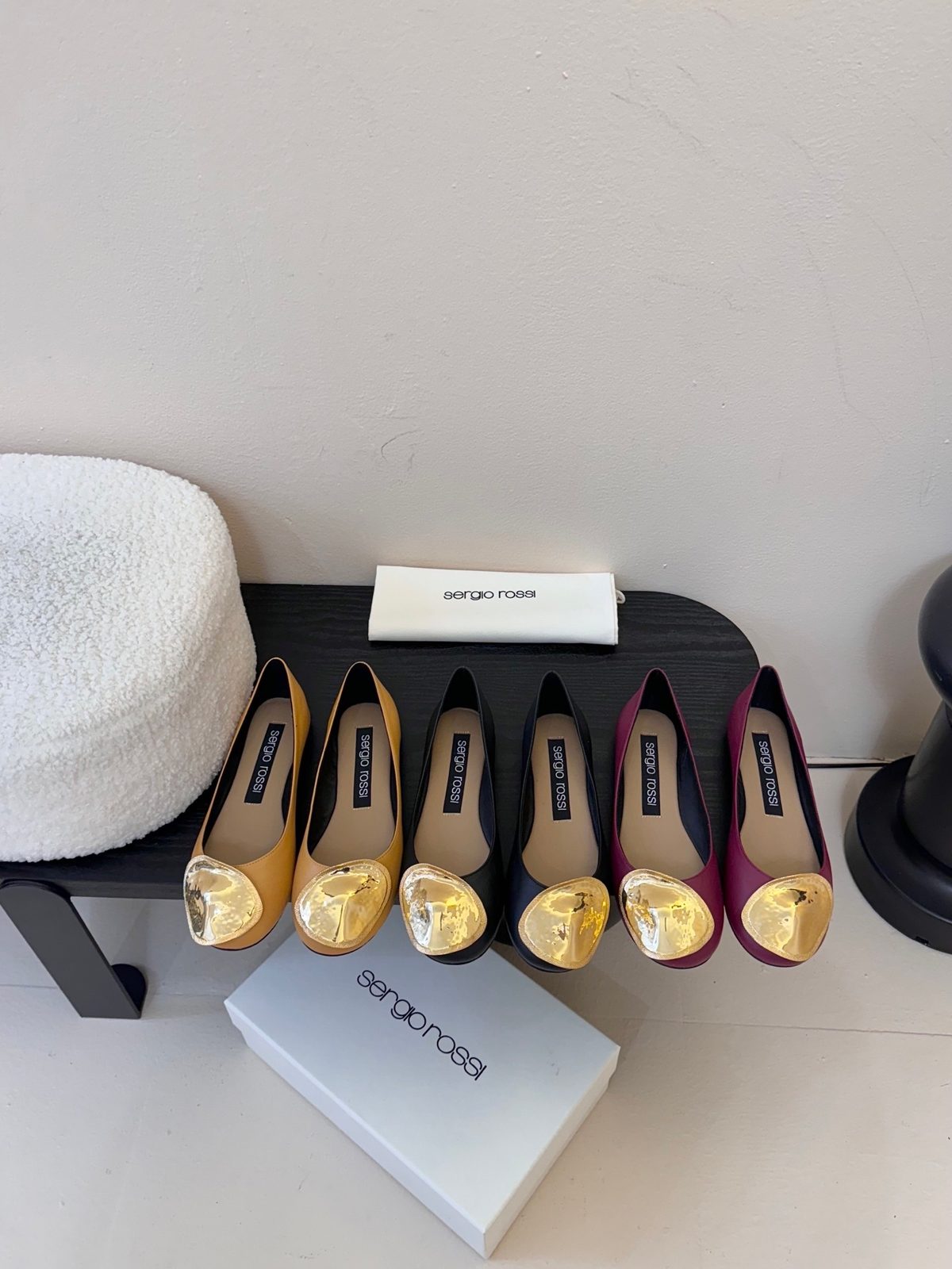 Sergio Rossi Heart Ballerina Flat