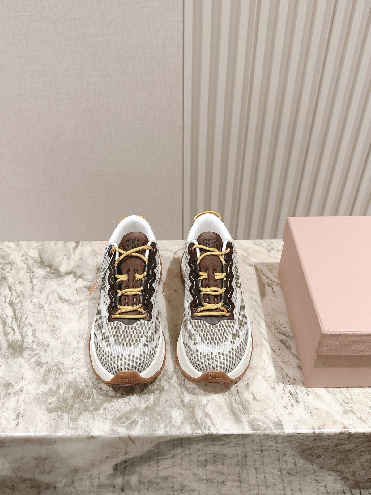 Dior B-Runner Mesh Lace-Up Sneakers