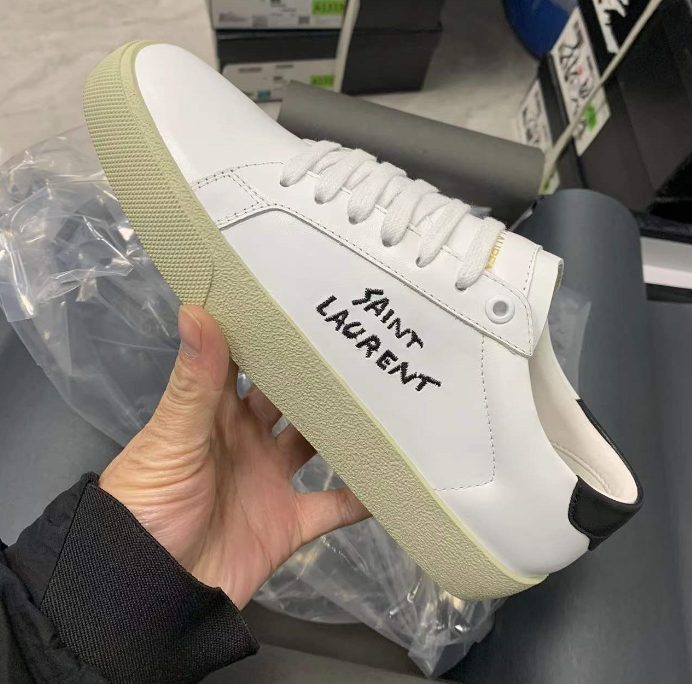 Saint Laurent Low-Top Canvas Sneakers