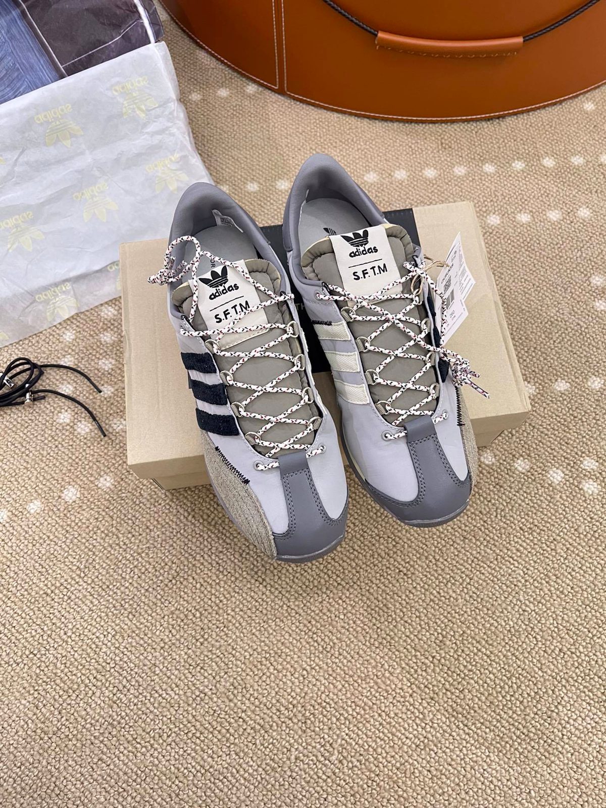 Adidas x S.F.T.M. Sneakers Grey White