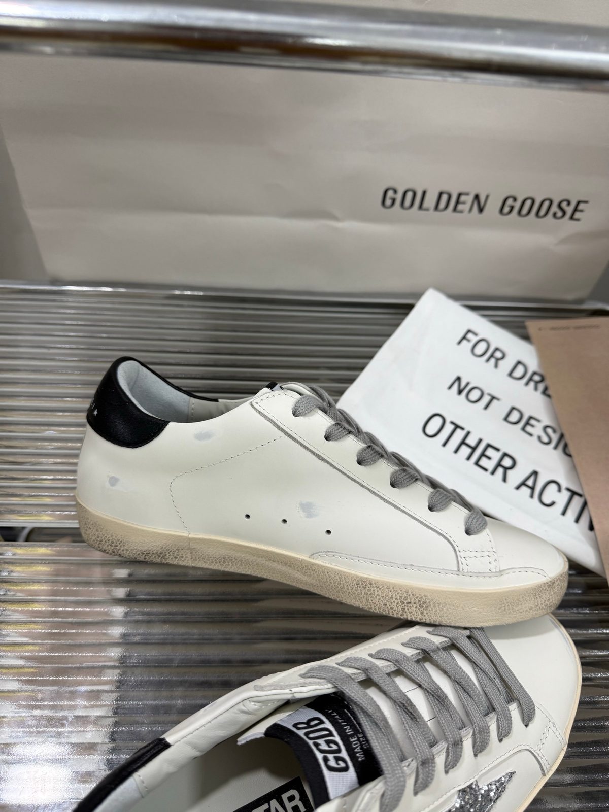 Golden Goose Superstar Glitter Star Sneakers