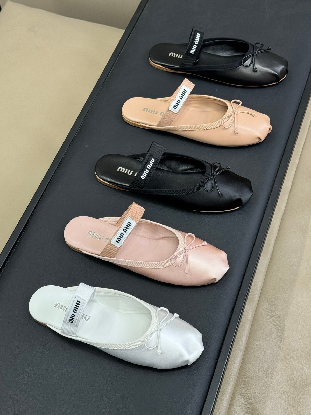Miu Miu Ballet Pointe Shoe Slippers