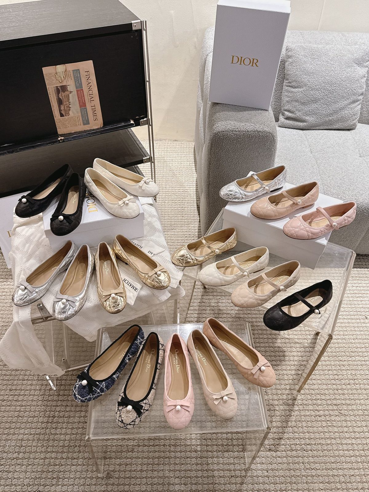 Dior Ballet Flats Collection