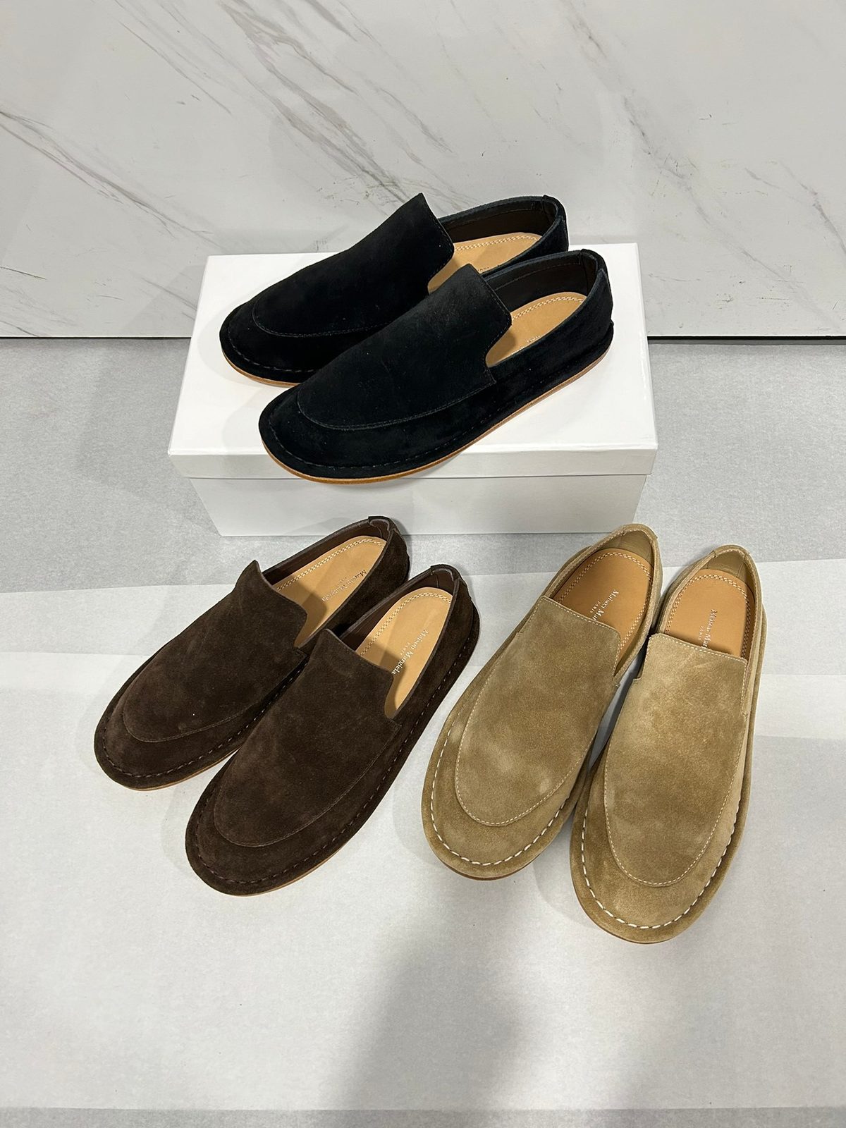 Suede Loafer Moccasin Shoes