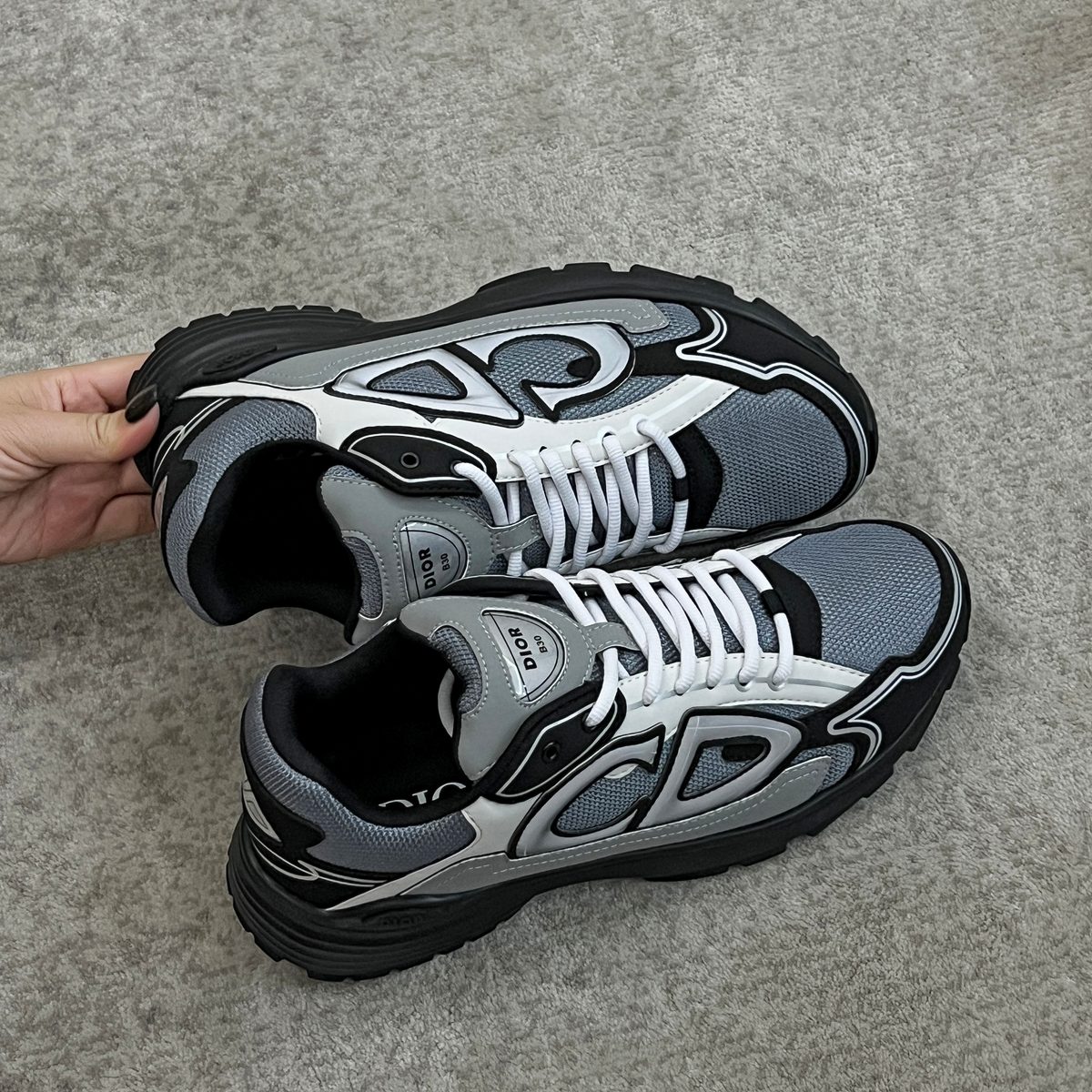 Dior B30 Grey White Black