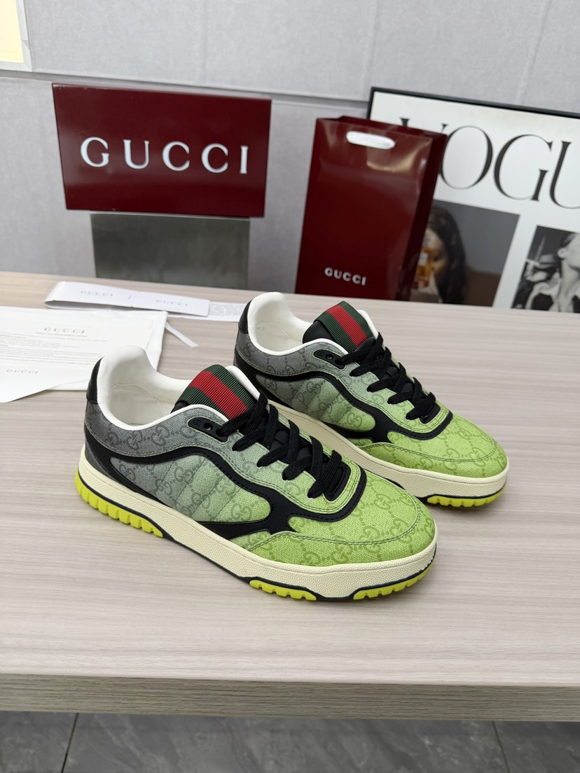 Gucci Chunky Sneaker Lime Green GG Monogram