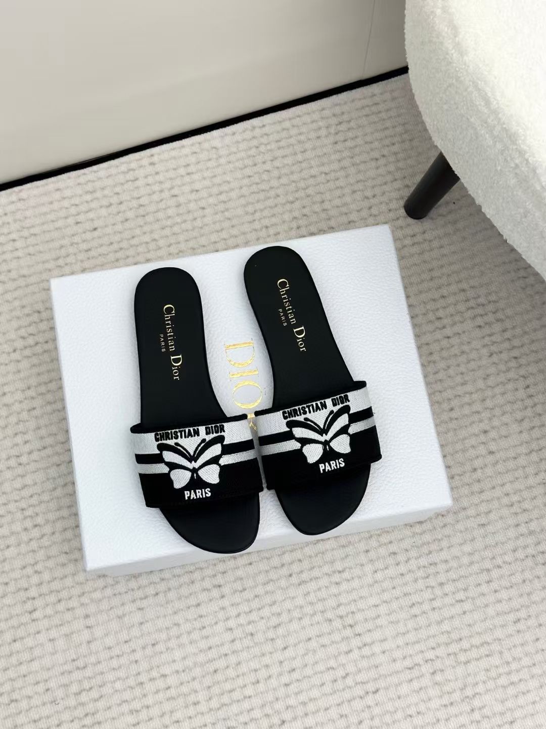 Christian Dior Bee Slide Sandals Paris