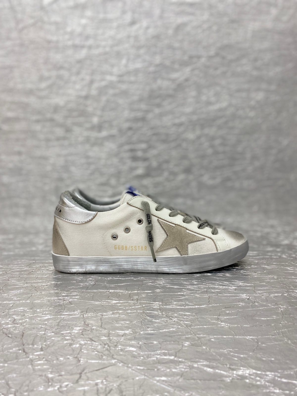 Golden Goose Super-Star White Cream Suede