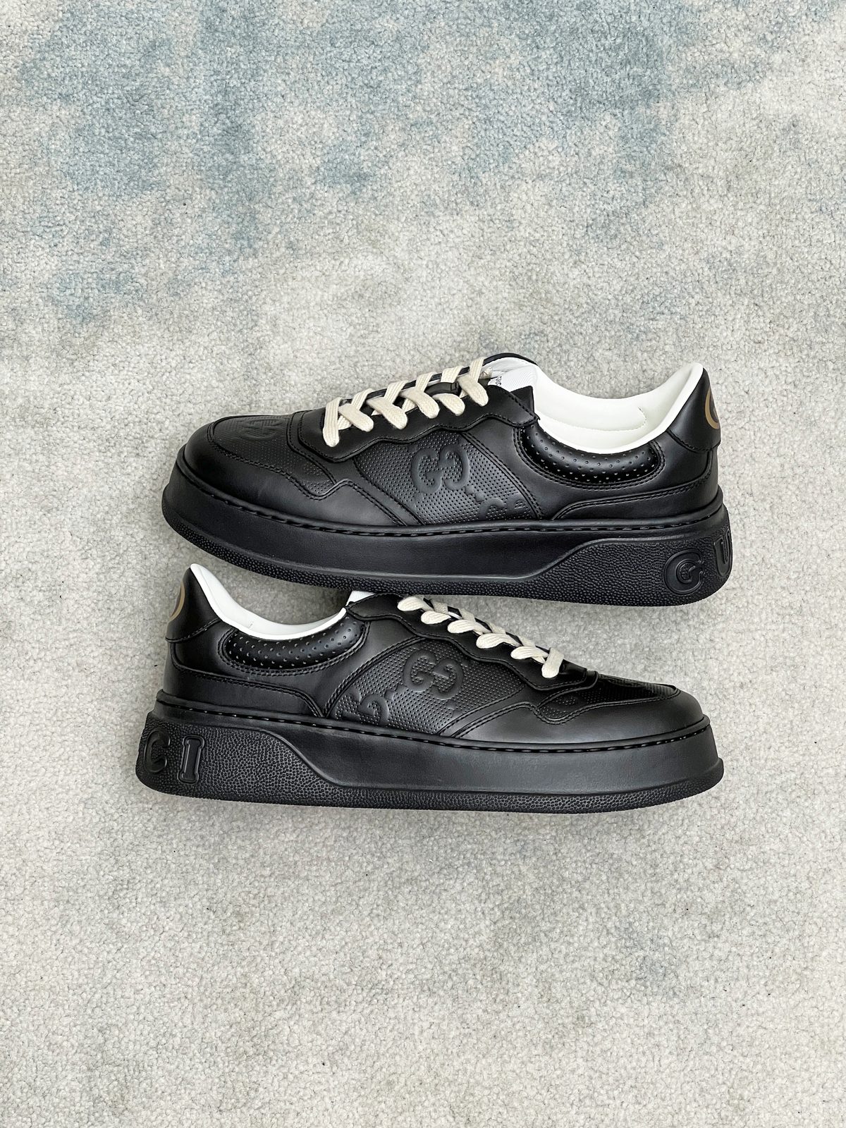 Gucci GG Platform Leather Sneakers