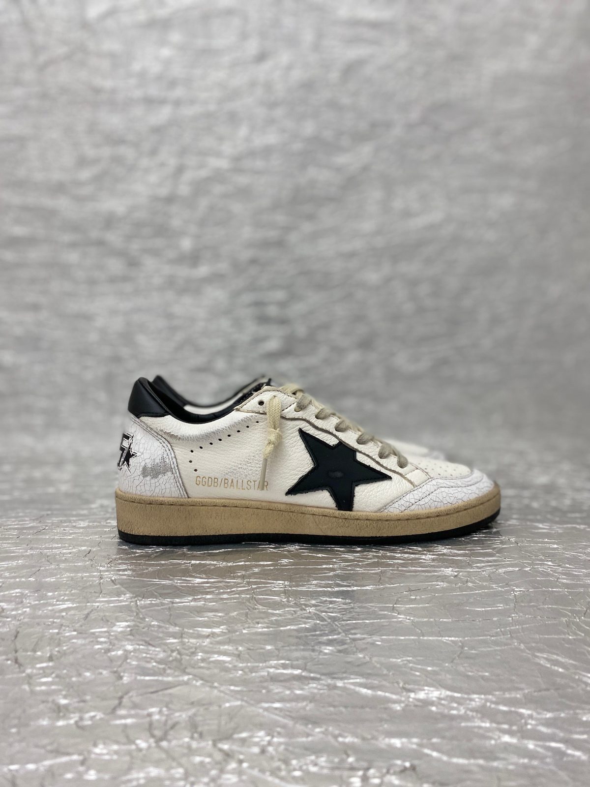 Golden Goose Ball Star White Black