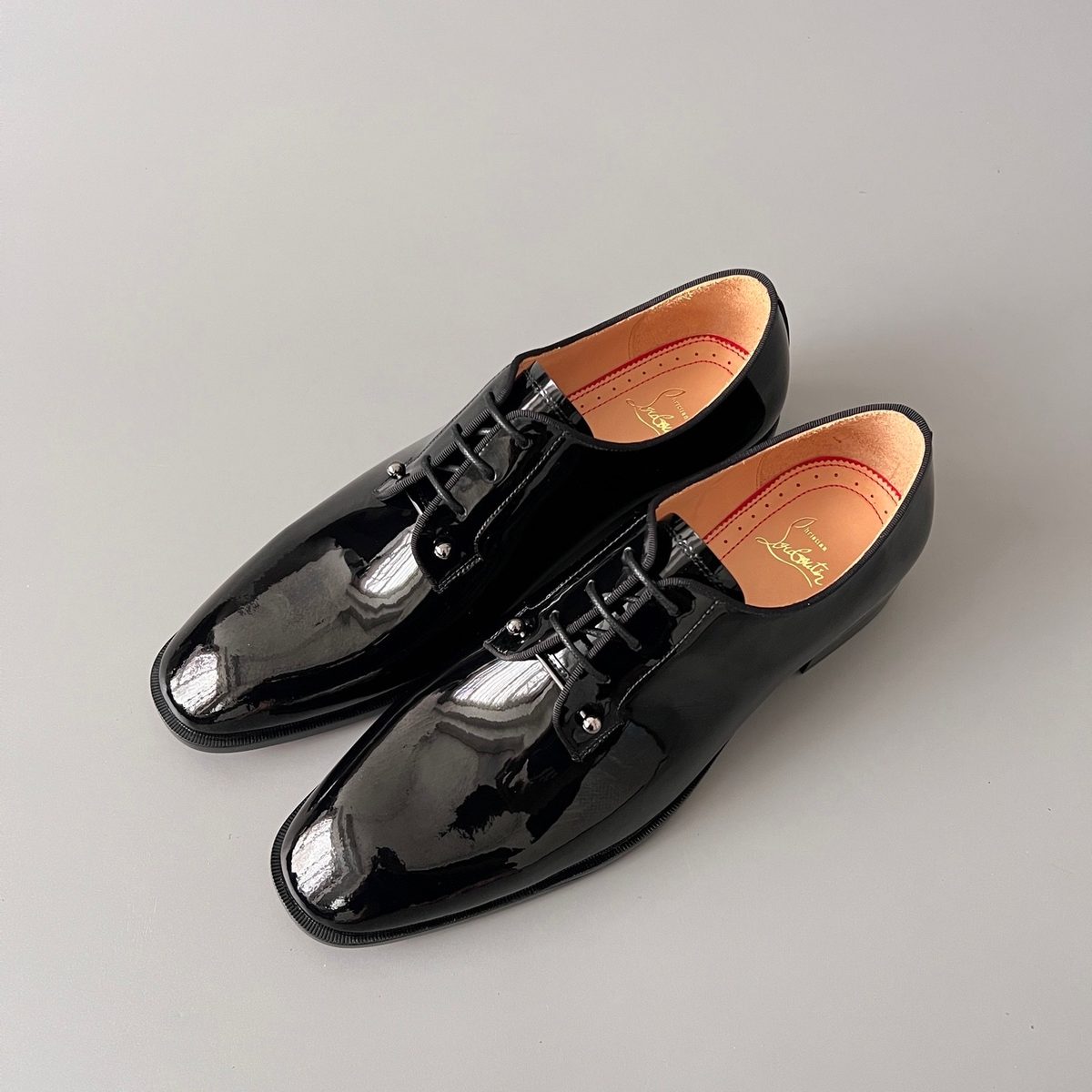 Berluti Patent Leather Oxford Dress Shoes