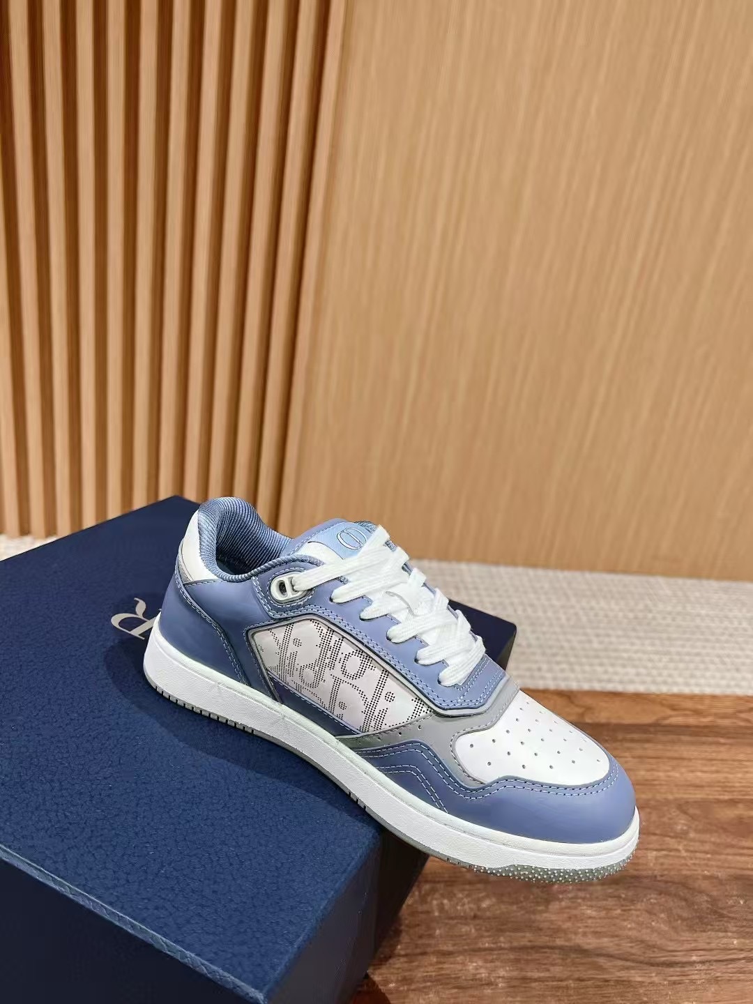 Dior B27 Low-Top Sneakers Blue White