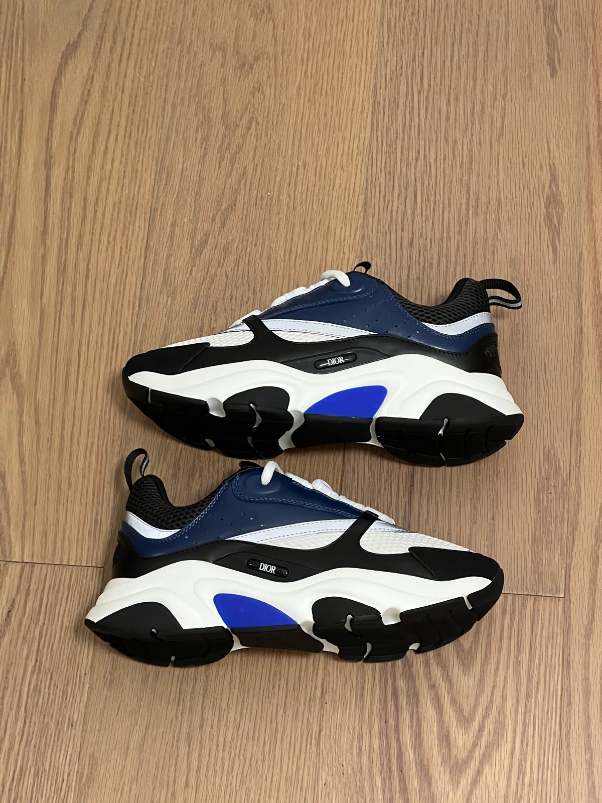 Dior B22 Chunky Sneakers Navy White Blue