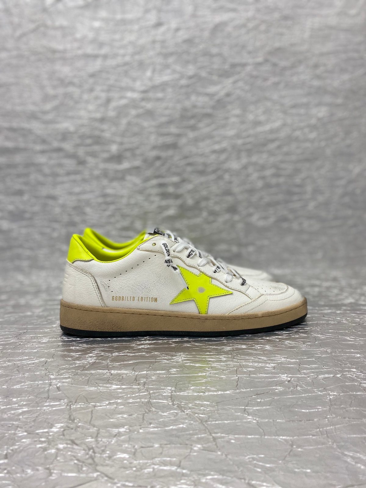 Golden Goose Ball Star "Neon Yellow" - Rebooted Edition