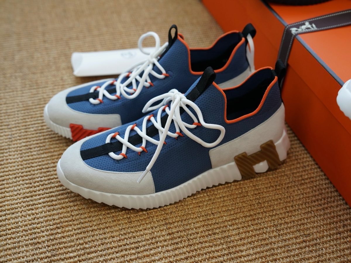 Multicolor Lace-Up Athletic Sneaker