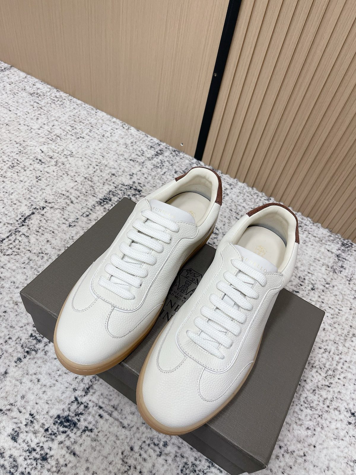 Brunello Cucinelli Leather Low-Top Sneakers