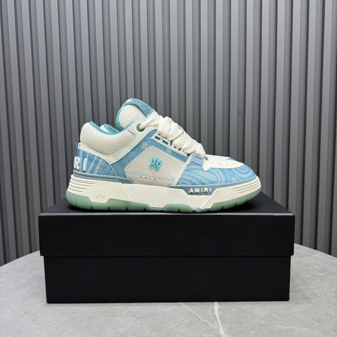 AMIRI Chunky Low White Blue Green