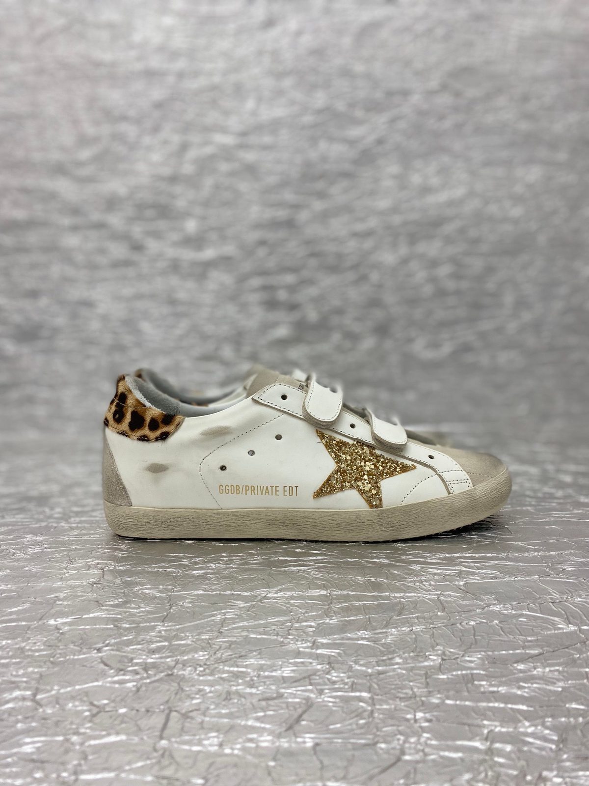 Golden Goose Deluxe Brand Superstar "White Gold Leopard