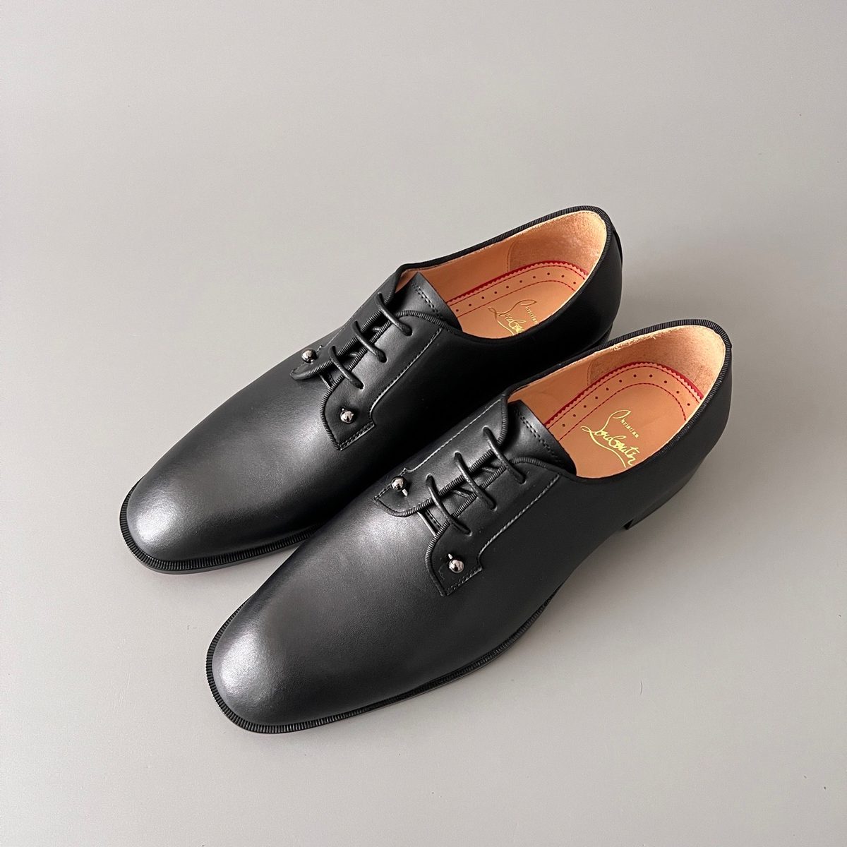 Berluti Leather Oxford Dress Shoes