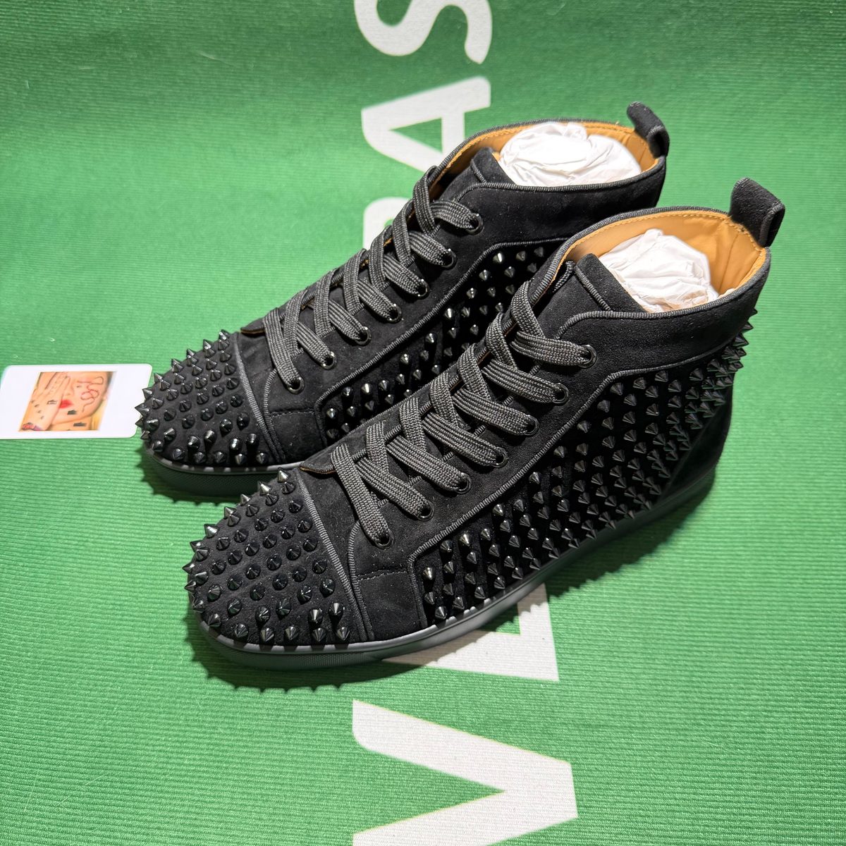 Christian Louboutin Spike High-Top Sneakers