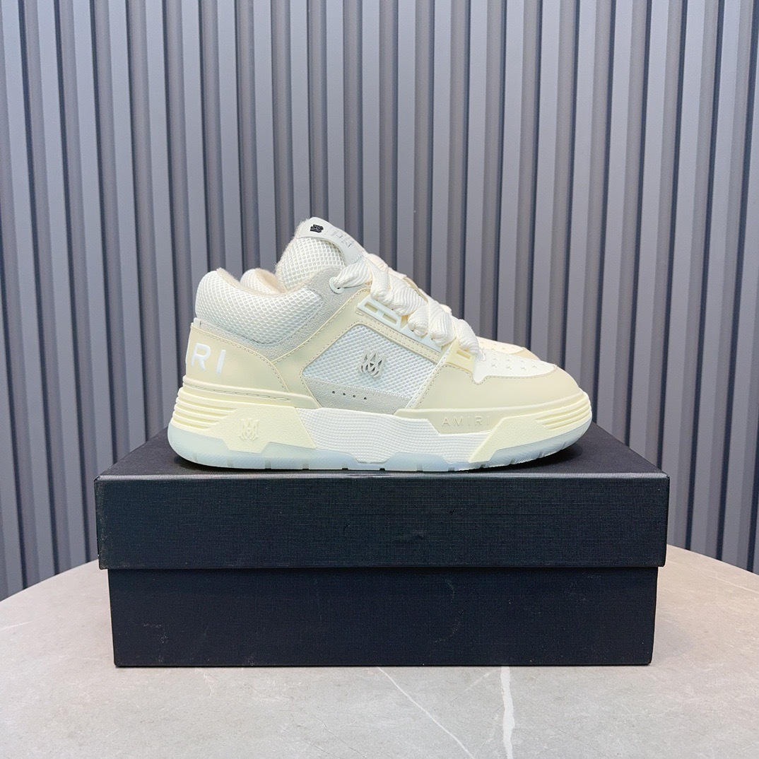 AMIRI MA-1 Leather Sneakers White