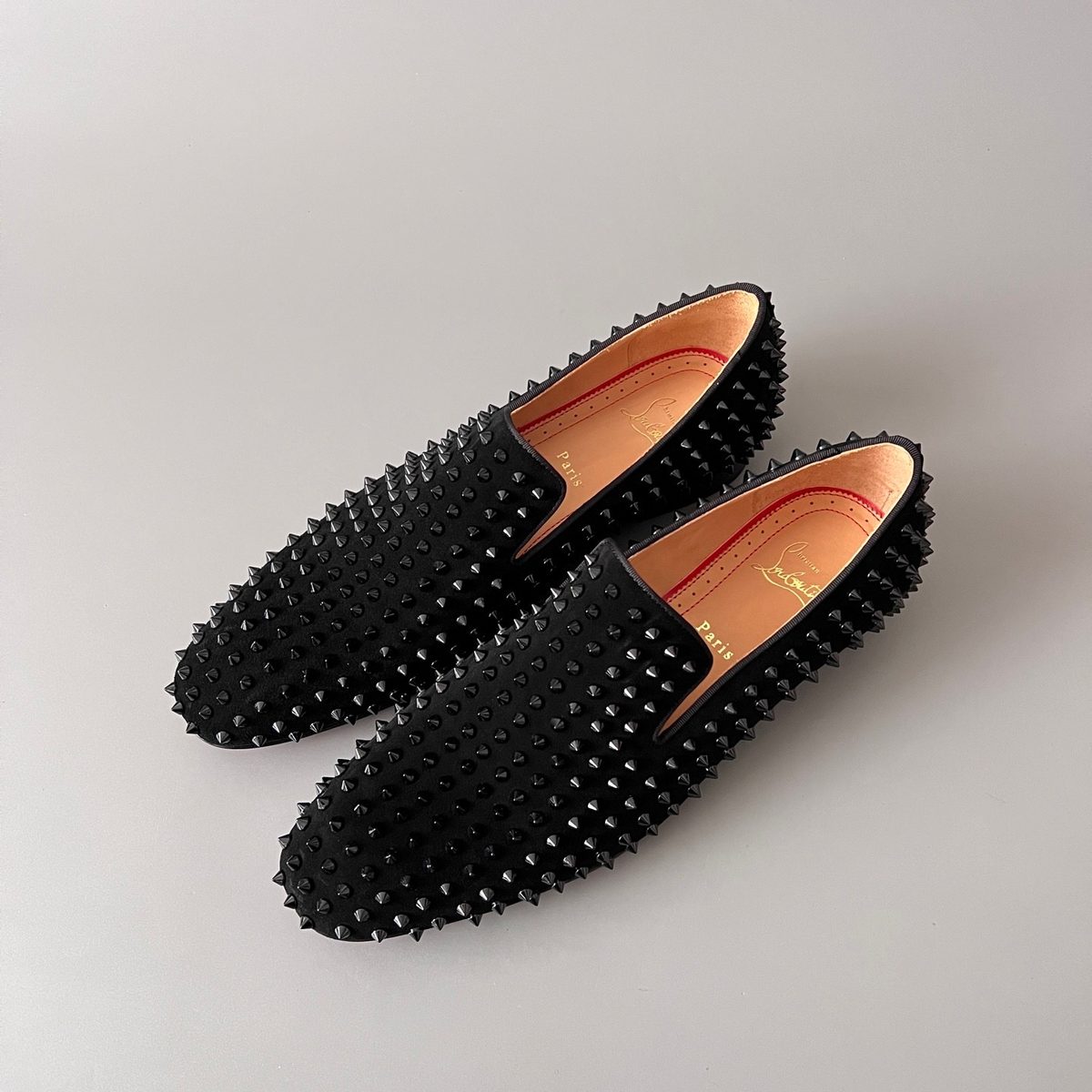 Christian Louboutin Spike Loafer Black
