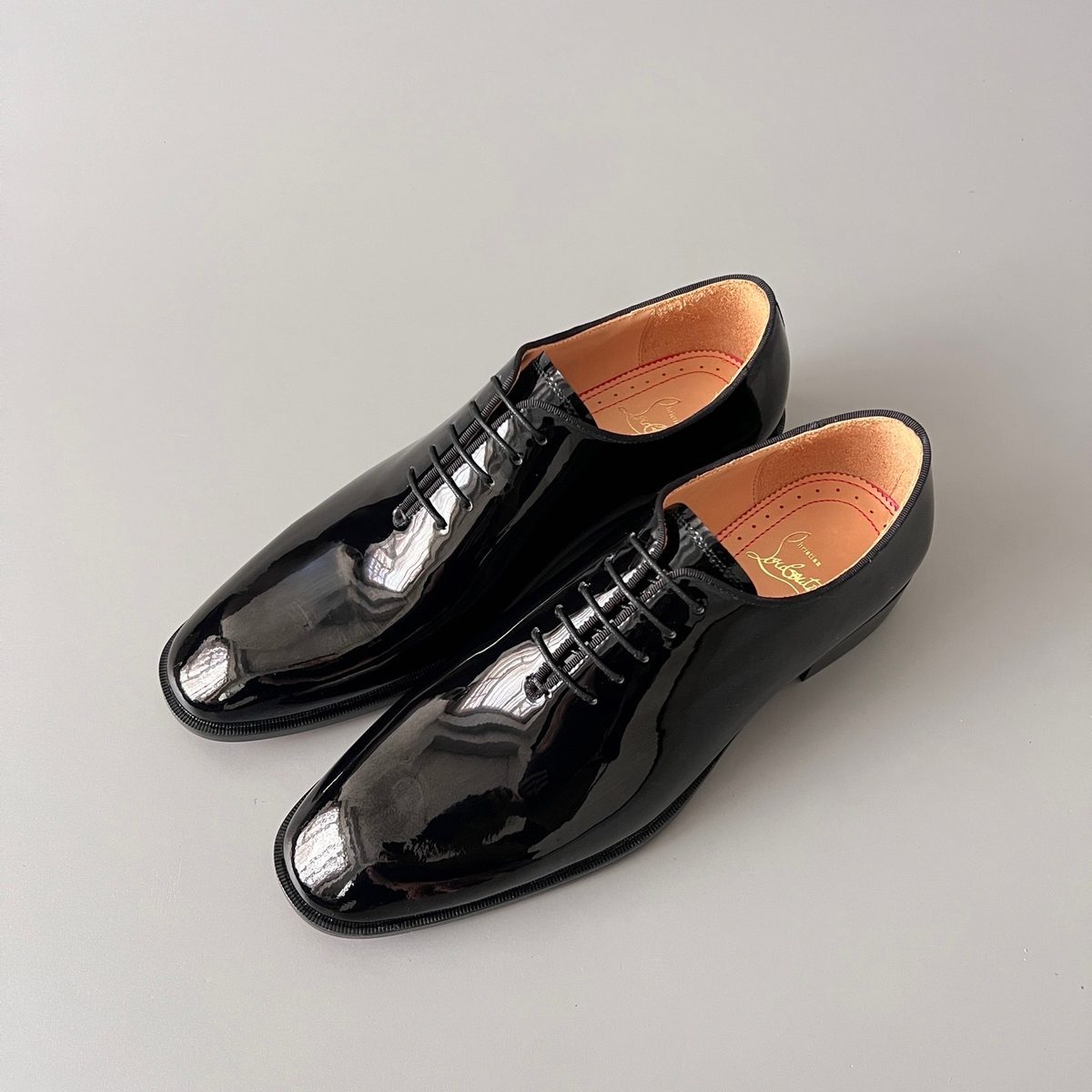 Berluti Patent Leather Oxford Dress Shoes