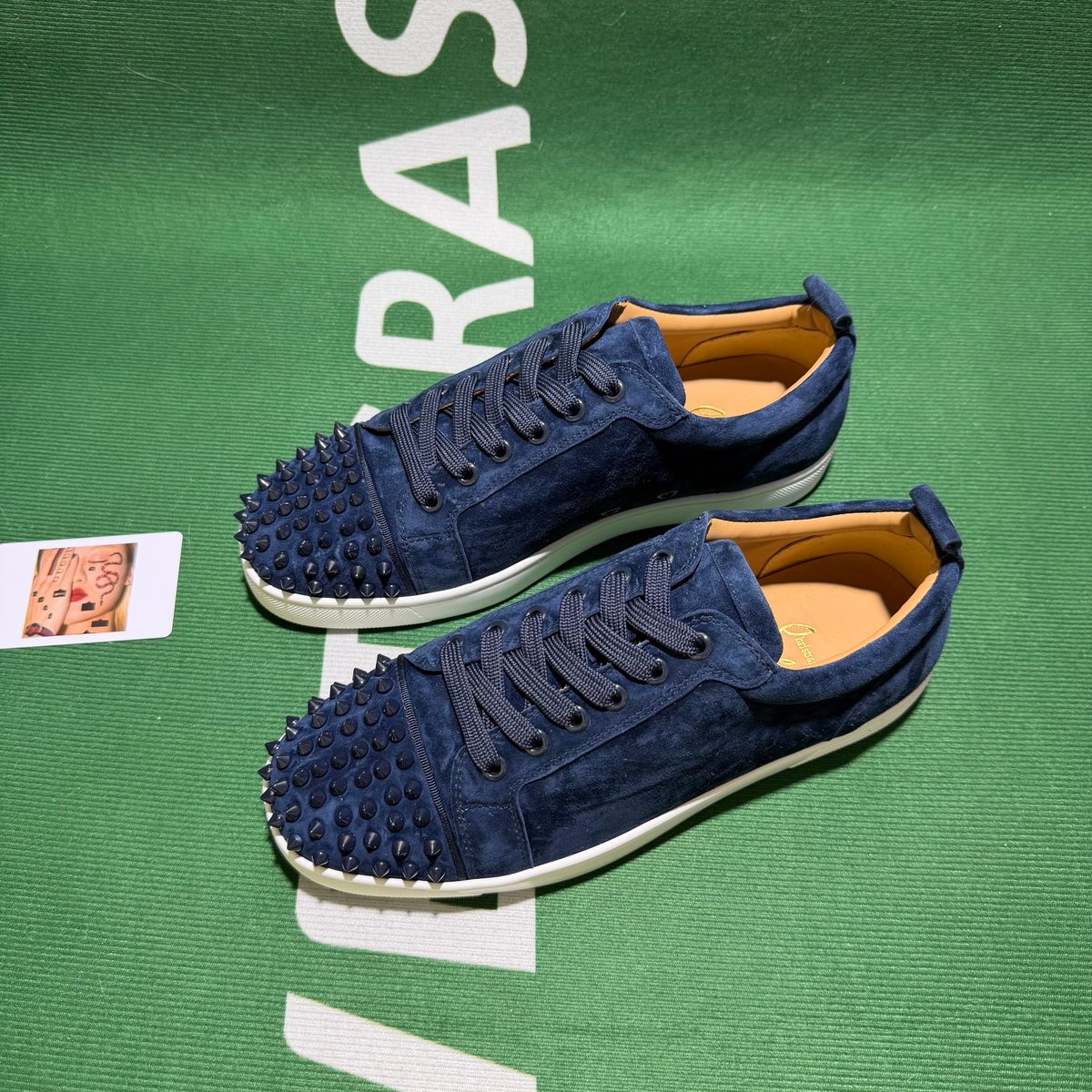 Christian Louboutin Orlato Sneaker Navy Suede