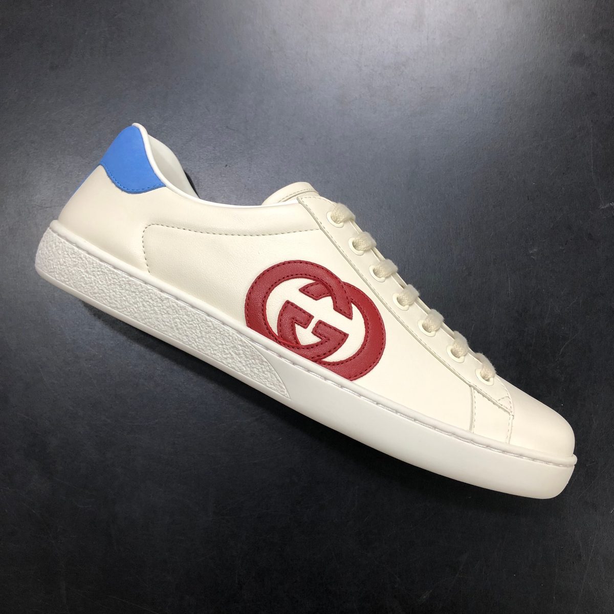 Gucci Ace Low White Red Blue