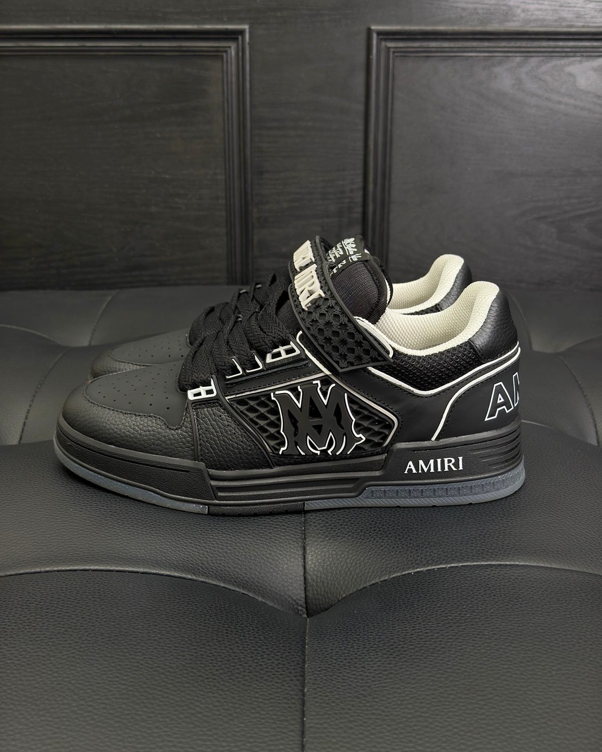 Amiri Skeleton Flame Low-Top Sneakers
