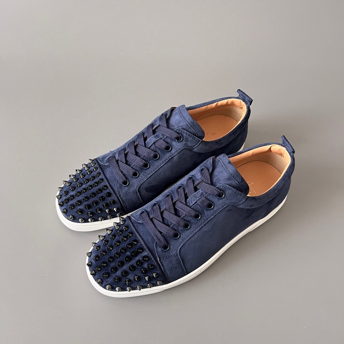 Christian Louboutin Low Top Sneaker Navy Suede