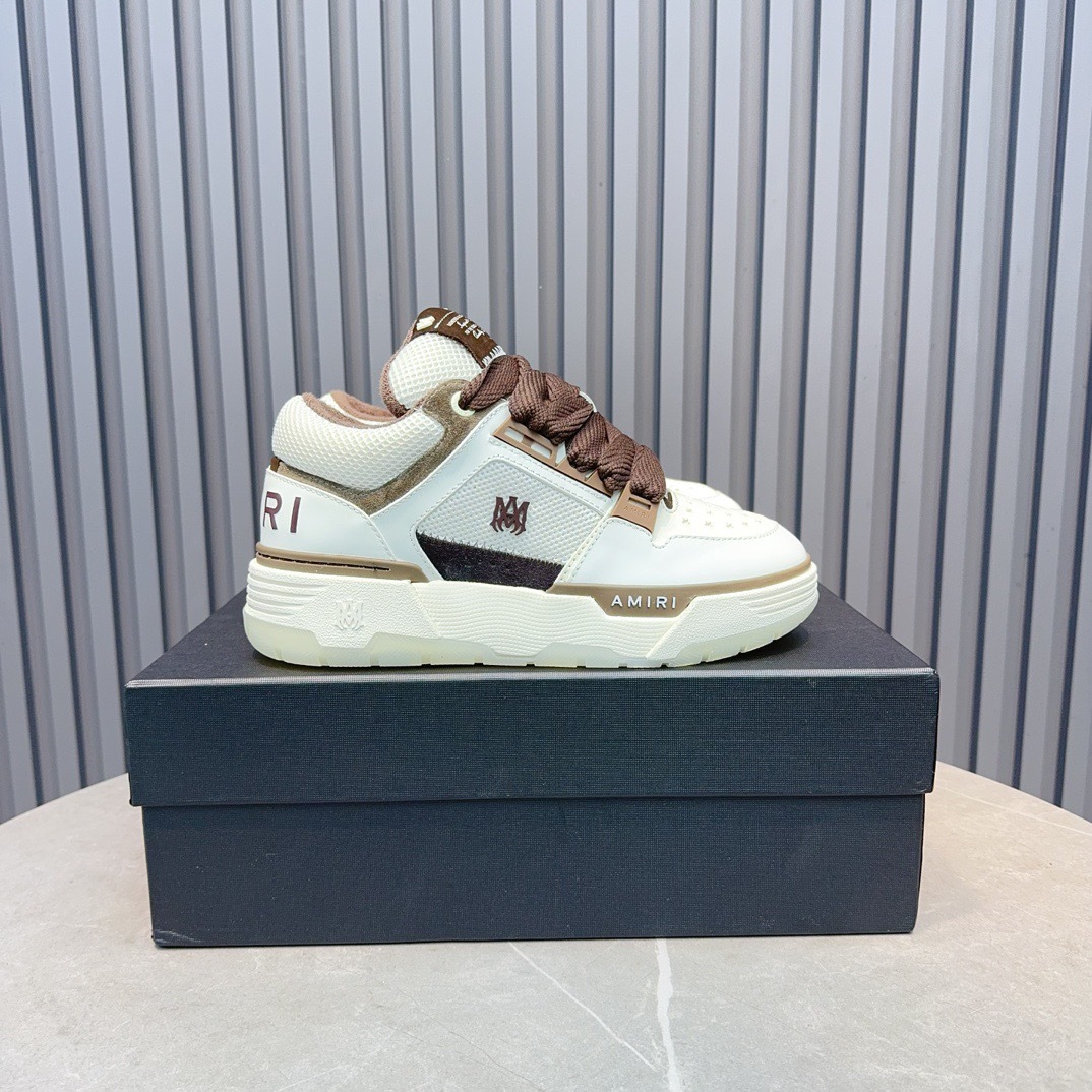 Amiri MA-1 Low White Brown