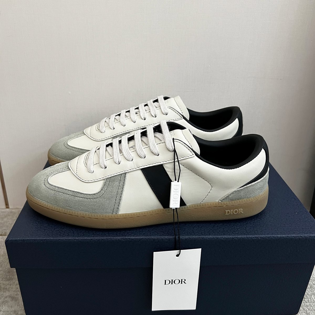 Dior B01 Sneaker White Grey Black