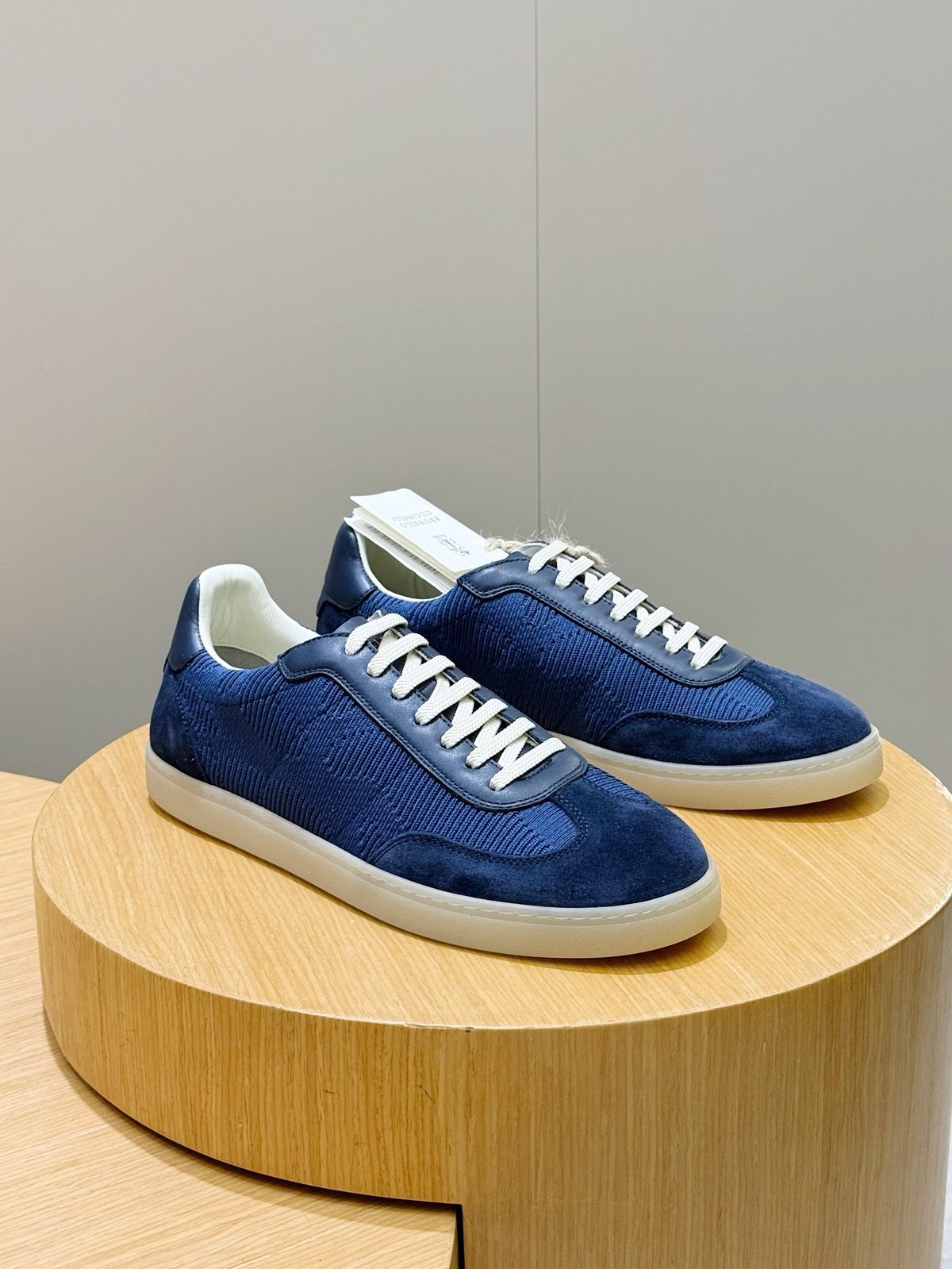 Gucci Leather Suede Low-Top Sneaker